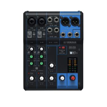MG06 - YAMAHA Console de mixage analogique 6 canaux
